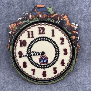 Vintage 1900–2000 Lionel 100th Anniversary Train Wall Clock Collectible *READ*